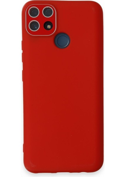 Realme C25S Kılıf Pürüzsüz Soft Yüzey Içi Kadife Kamera Lens Korumalı Lansman Glass Silikon Kapak