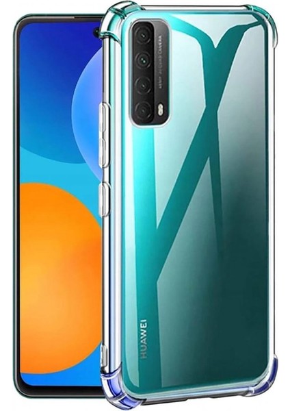 Huawei P Smart 2021 Kılıf Köşeleri Anti Şok Özellikli Olex Tpu Silikon Kapak