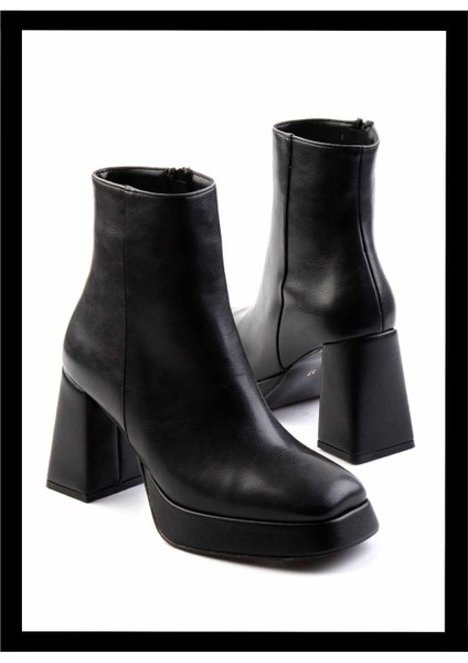 Siyah Kadın Bot & Bootie K02215401109