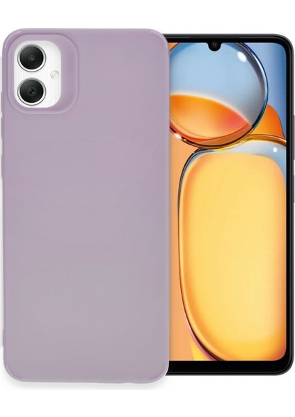 Samsung Galaxy A05 Kılıf Kamera Korumalı Lüx Ince Pastel Renkli Soft Yüzey Silikon Petro Kapak