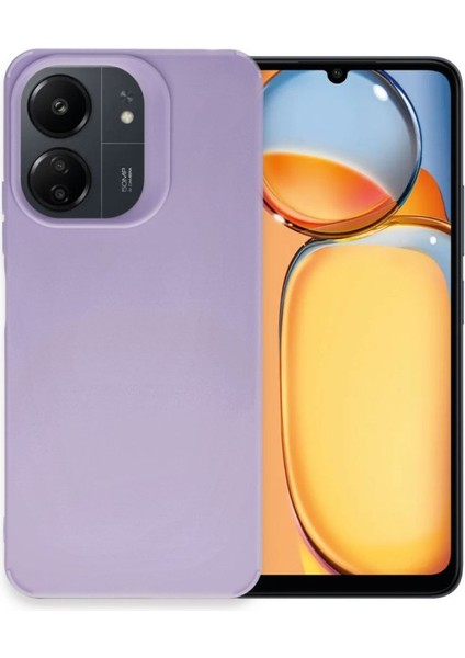 Xiaomi Poco C65 Kılıf Kamera Korumalı Lüx Ince Pastel Renkli Soft Yüzey Silikon Petro Kapak