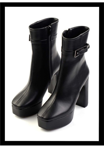 Siyah Kadın Bot & Bootie K02227176009