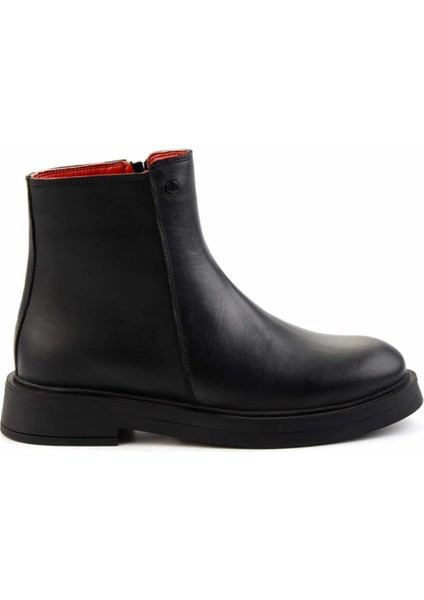 Siyah Hakiki Deri Kadın Bot & Bootie K02717251003 fiyatları