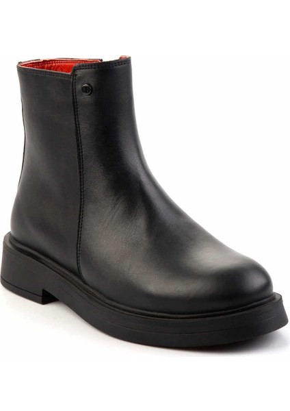 Siyah Hakiki Deri Kadın Bot & Bootie K02717251003 modelleri