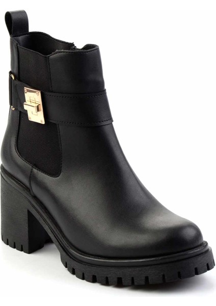 Siyah Altın Kadın Bot & Bootie K02824705009 modelleri