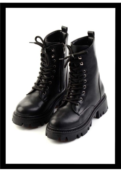 Siyah Kadın Bot & Bootie K02874310009