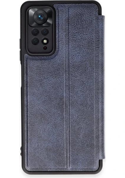 Xiaomi Redmi Note 12 Pro Kılıf Yatay Standlı Kartlıklı Içi Silikon Dışı Deri Kapaklı Flip Cover Kapak