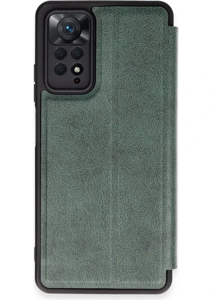 Xiaomi Redmi Note 12 Pro Kılıf Yatay Standlı Kartlıklı Içi Silikon Dışı Deri Kapaklı Flip Cover Kapak