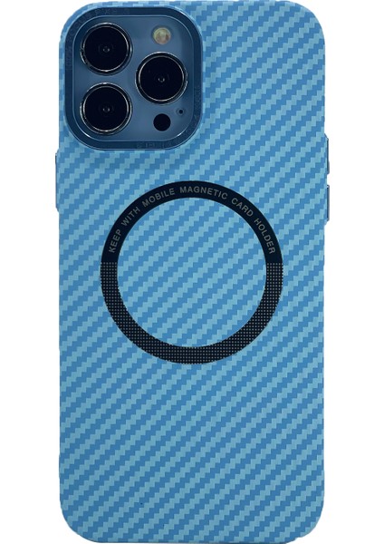 Apple iPhone 12 Pro Max Uyumlu Hybrid Karbon Seri Arka Koruma Kılıf