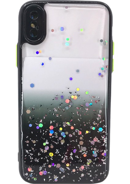Apple iPhone Xr Uyumlu Kamera Korumalı Simli Arka Koruma Kılıf