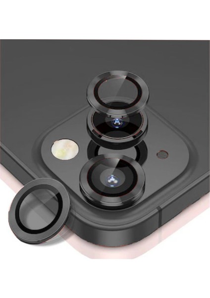 Apple iPhone 15 Uyumlu Alüminyum Seri Kamera Cam Koruyucu