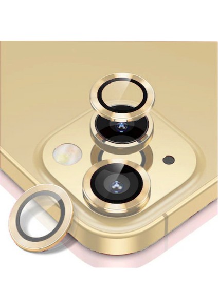 Apple iPhone 13 Uyumlu Alüminyum Seri Kamera Cam Koruyucu