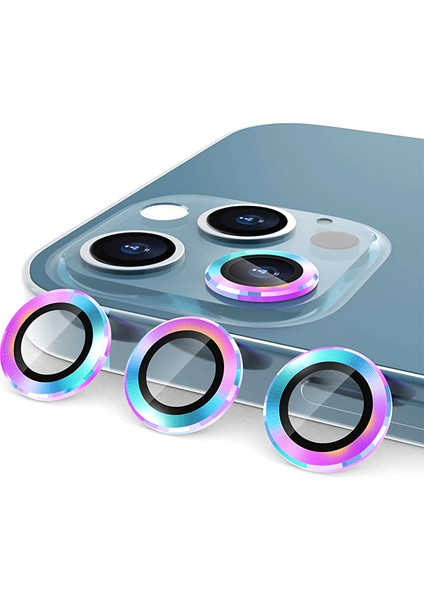 Apple iPhone 12 Pro Max Uyumlu Damla Model 3in Kamera Cam Koruyucu