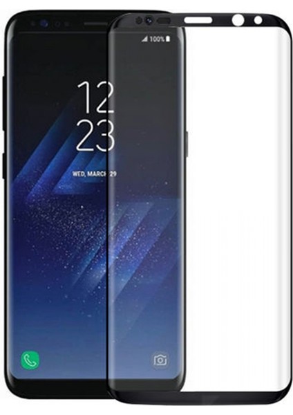 Samsung Galaxy G955 S8 Plus Uyumlu Full Glue Full Cam Koruyucu