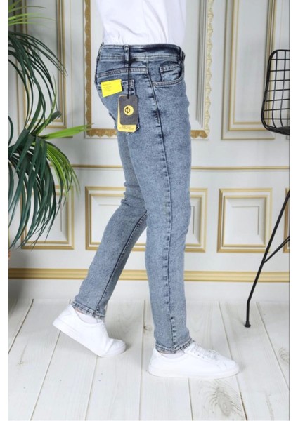 Phantom Jeans Kot Pantolon Slim Fit Dar Kesim Normal Bel Mavi Jean modelleri