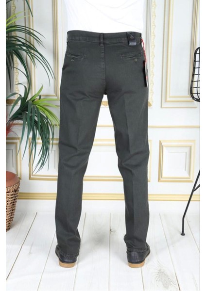 Klasik Kesim Haki Likralı Erkek Yan Cepli Klasik Kot Pantolon Baba Pantolonu Phantom Jeans By Small modelleri