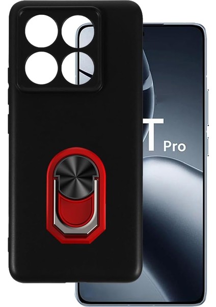 Xiaomi Mi 14T Pro Kılıf Kamera Korumalı Yüzüklü Kickstand Kapak