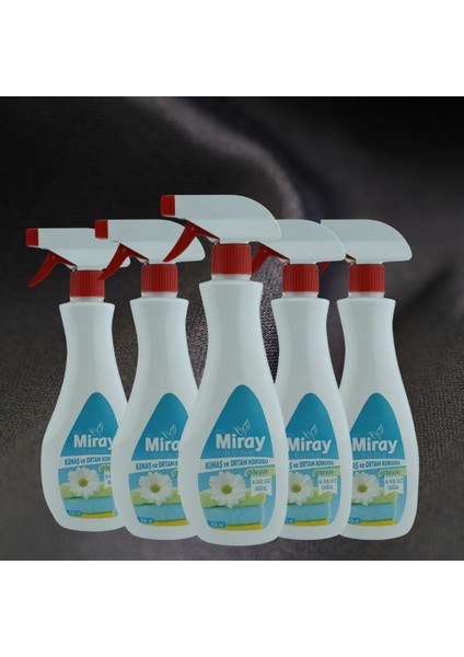 Miray - Kozmetik Kumaş ve Ortam Kokusu 500 ml Green alkolsüz ve Doğal