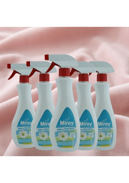 Miray - Kozmetik Kumaş ve Ortam Kokusu 500 ml Green alkolsüz ve Doğal