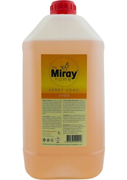 Miray - Oda ve Kumaş Kokusu Amber 5lt