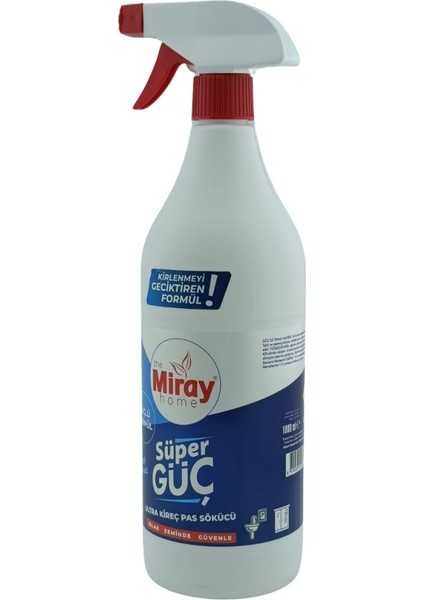 Miray - Süper Güç Mavi 1 Lt Ultra Kireç ve Pas Sökücü