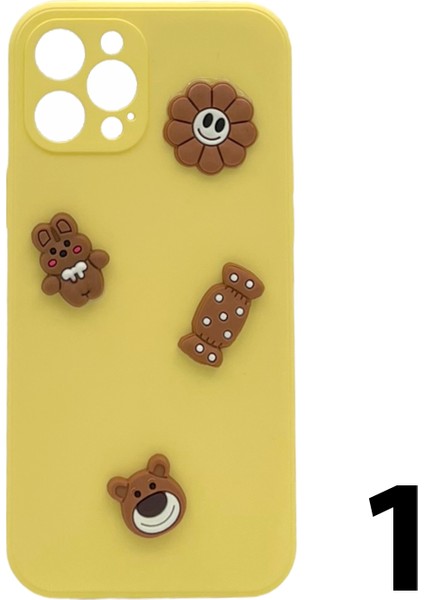 Apple iPhone 12 Pro Max Uyumlu Maskot Seri Arka Koruma Kılıf