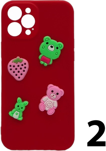 Apple iPhone 12 Pro Max Uyumlu Maskot Seri Arka Koruma Kılıf