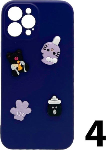 Apple iPhone 12 Pro Max Uyumlu Maskot Seri Arka Koruma Kılıf