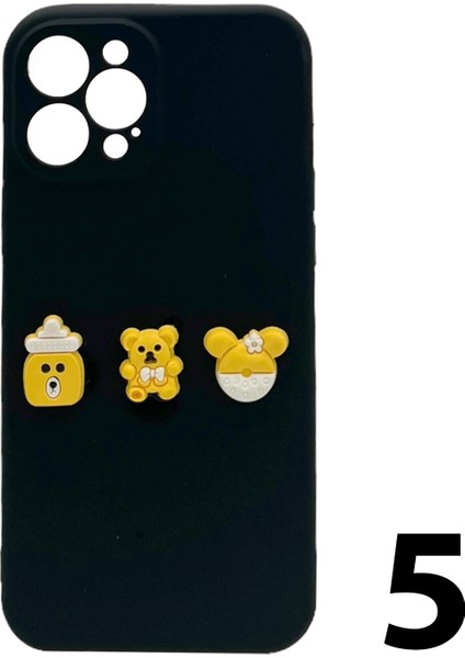 Apple iPhone 12 Pro Max Uyumlu Maskot Seri Arka Koruma Kılıf