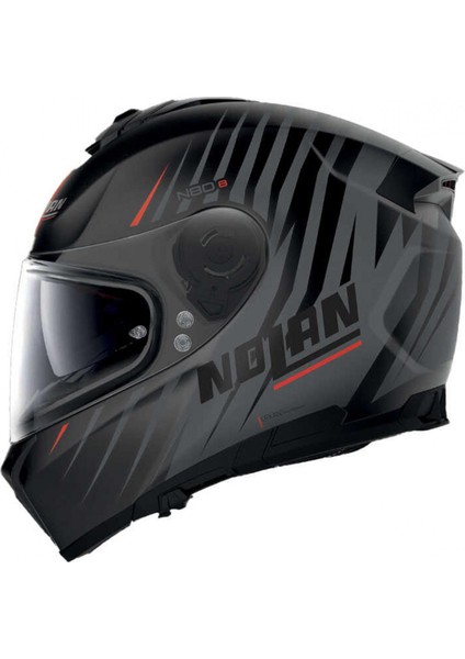 N80-8 Kosmos N.com Kapalı Kask Siyah Medıum