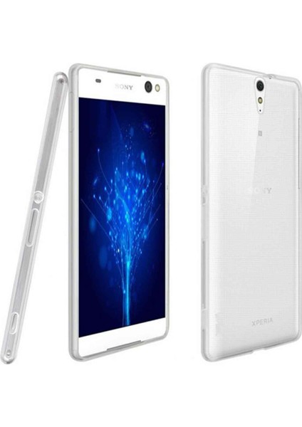 Sony Xperia C5 Ultra Uyumlu Şeffaf Seri Arka Koruma Kılıf