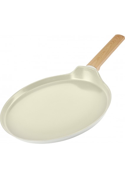 Swiss Crystal Almond Cream Indüksiyon Tabanlı Pankek Tava 28 cm