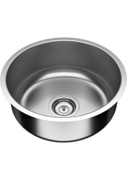 Sınkon S 38 Oval 304 Kalite 0.60 mm Krom Evye