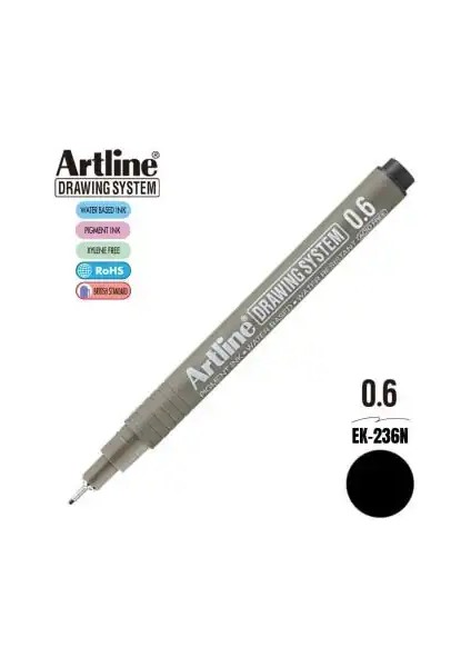 Çizim Kalemi 0.6 mm Siyah