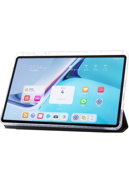 Huawei Matepad Se 11 2024 Için 3 Katlı Deri Tablet Kılıfı (Yurt Dışından)