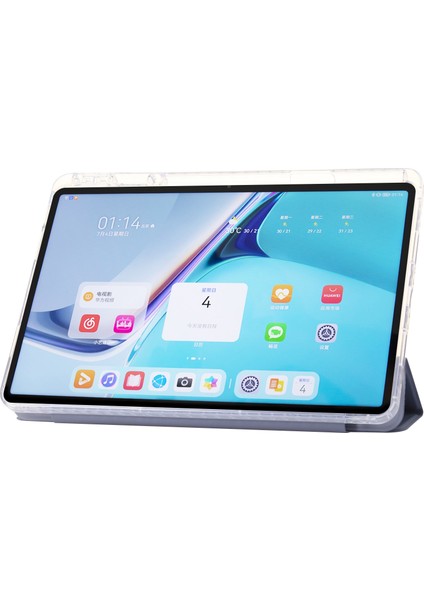 Huawei Matepad Se 11 2024 Için 3 Katlı Deri Tablet Kılıfı (Yurt Dışından)