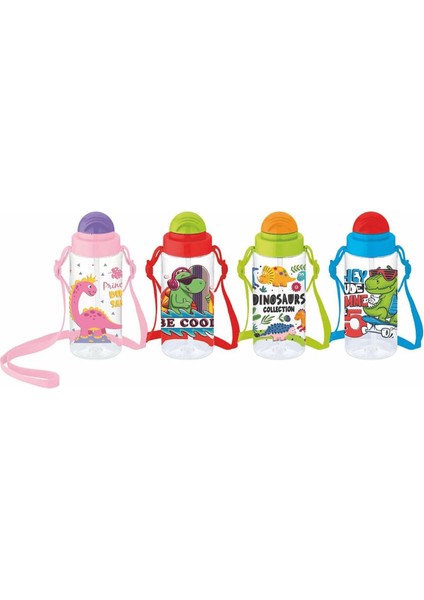 Tritan Matara Kıds Pipe Dino Pymat-93 500 ml (1 Adet Fiyatıdır)