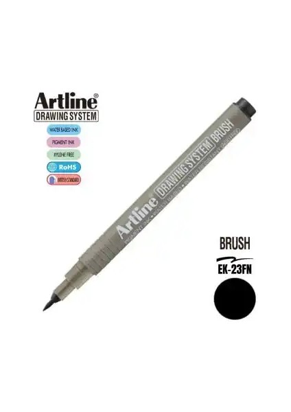 Çizim Kalemi Drawing System Fırça Siyah