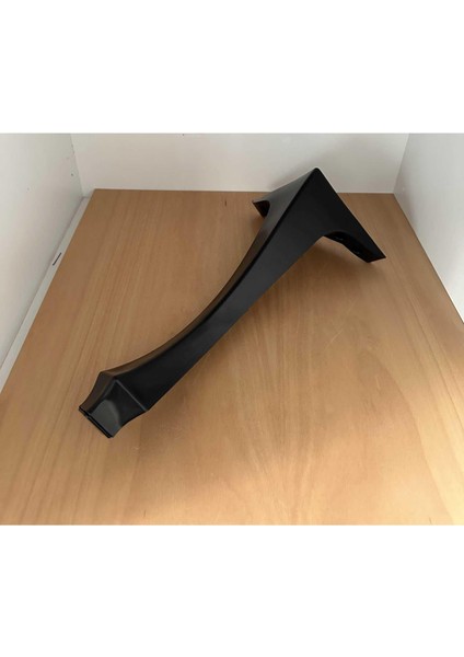 Mobilya Masa Sehpa Ayağı Puf Lükens Siyah Plastik Sehpa Ayağı 40X16X16 cm 1 Adet fırsatları