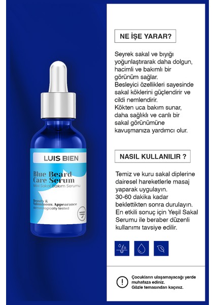 Mavi Sakal Bakım Serumu 20 ml