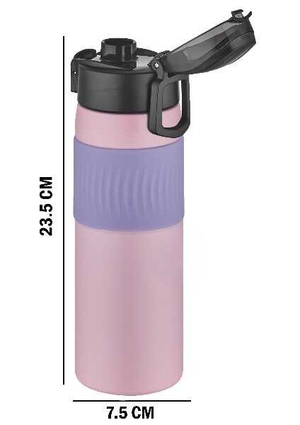Vagonlife 580 ml Çelik Matara Pembe Mor VGN031