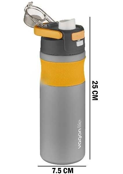 Vagonlife 580 ml Çelik Matara Gri VGN033