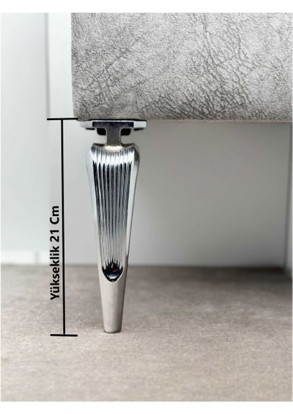 Legend Krom Mobilya Koltuk Ayağı Chester Komidin Tv Ünitesi Vestiyer Ayağı 21 cm 1 Adet fiyatları