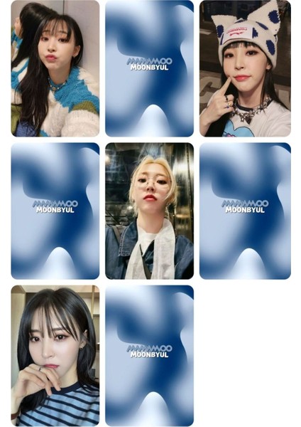 Rollas Store Mamamoo Kpop Fotokart Polaroid Seti Pano Dekarosyon