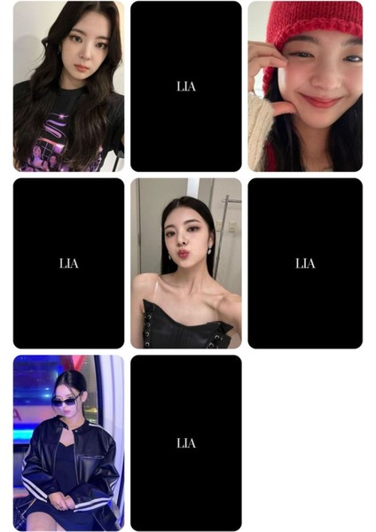 Rollas Store Itzy Kpop Fotokart Polaroid Seti Pano Dekarosyon