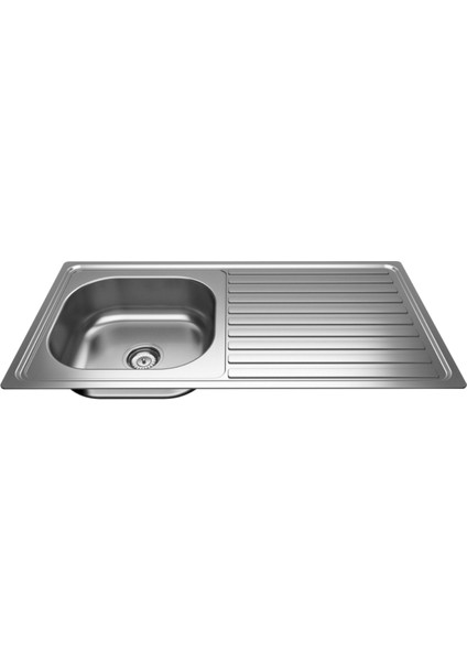 Sınkon SA100 (50X100) Krom 304 Kalite 0.50 mm Ankastre Evye