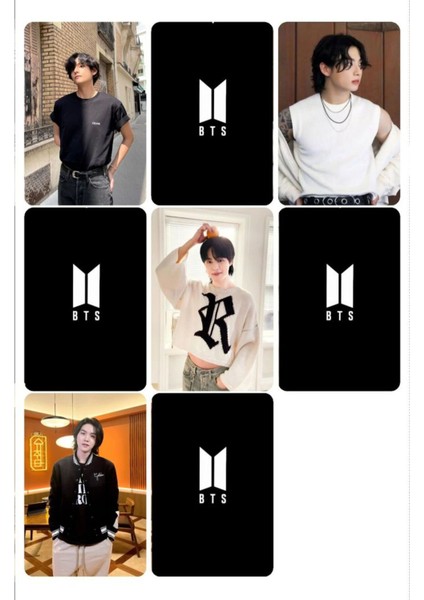 Rollas Store Bts Kpop Fotokart Polaroid Seti Pano Dekarosyon