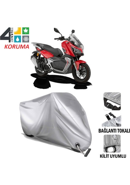 Rks Reale 125 Branda Motosiklet Brandası Bağlantı,Kilit Uyumlu