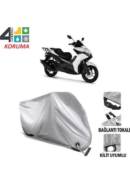 Kuba Arome 125 Pro Branda Motosiklet Brandası Bağlantı,Kilit Uyumlu