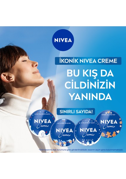 NIVEA Creme 150ml, Bakım Yapan Koruma, Uzun Süreli Yoğun Nemlendirici, El Yüz Ve Vücut, Yumuşak Cilt Hissi